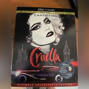 NWT Cruella blu-ray
